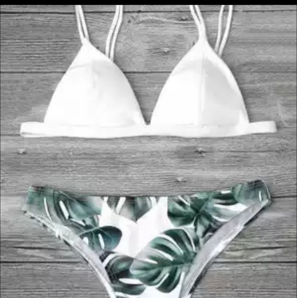 2 Piece Tropical Bikini